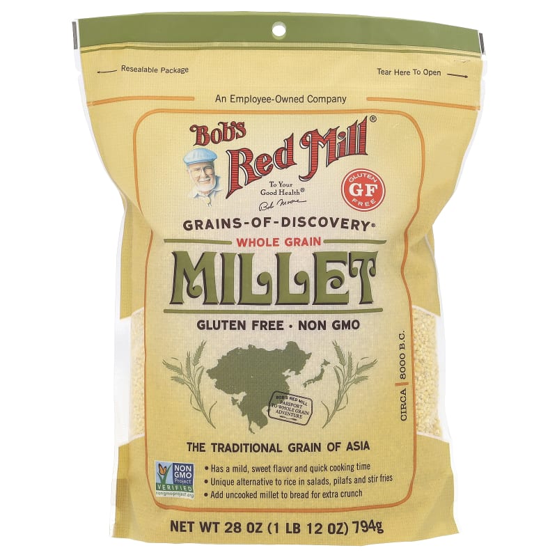Millet, Whole Grain, Gluten Free