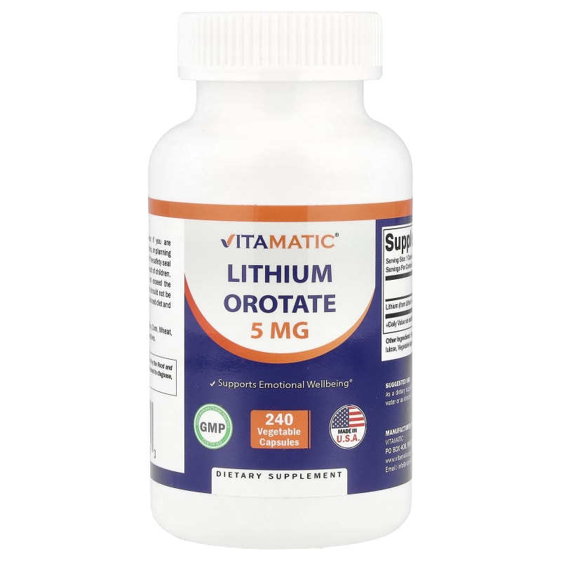 Lithium Orotate, 5 mg