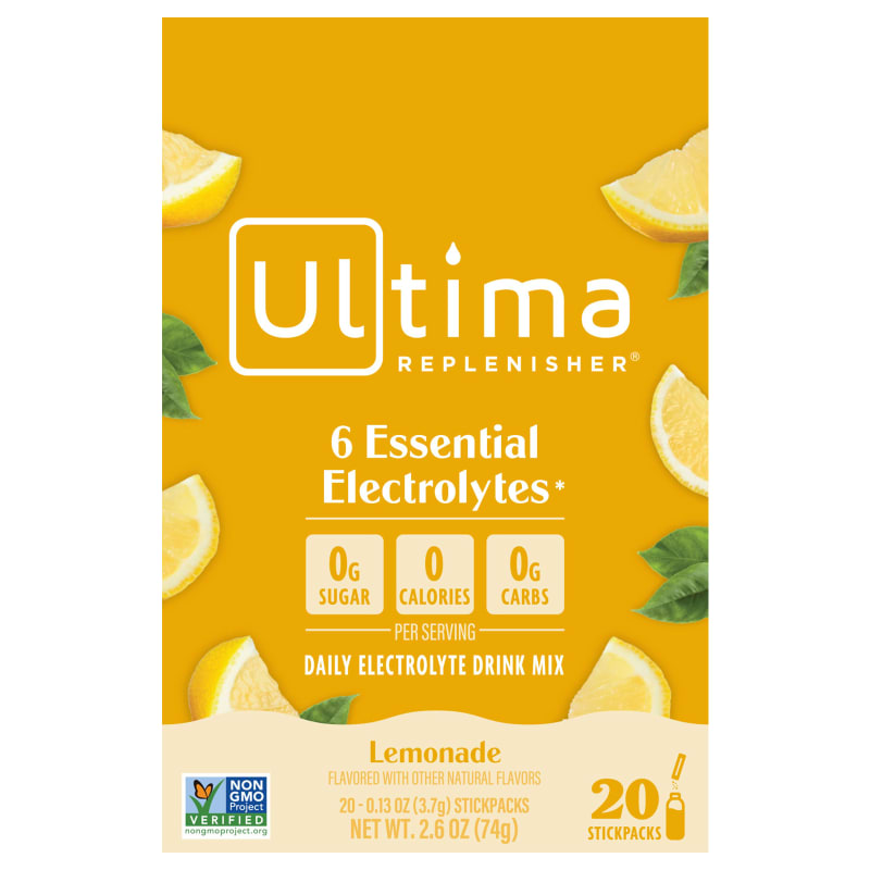 Daily Electrolyte Drink Mix, Lemonade, 0.13 oz (3.7 g) Each