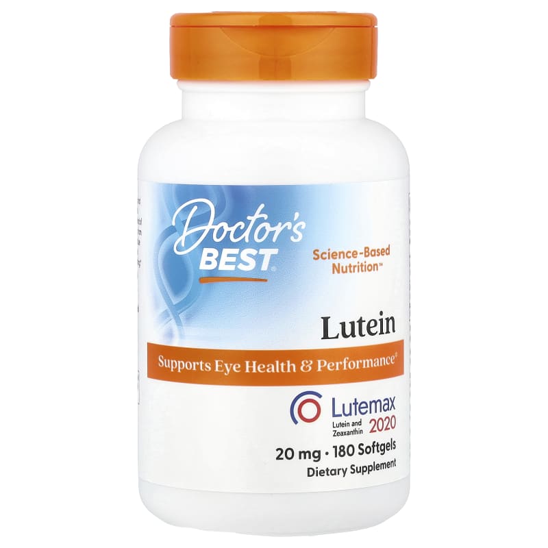 Lutein, Lutemax 2020, 20 mg