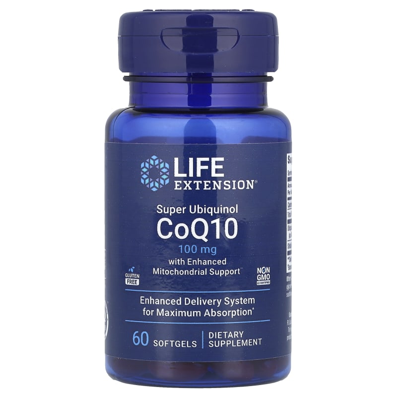 Super Ubiquinol CoQ10 with Enhanced Mitochondrial Support, 100 mg