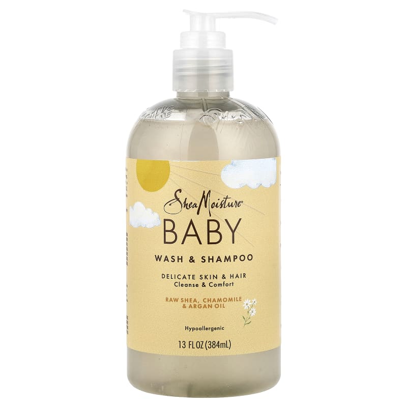 Baby Wash & Shampoo, Raw Shea, Chamomile & Argan Oil