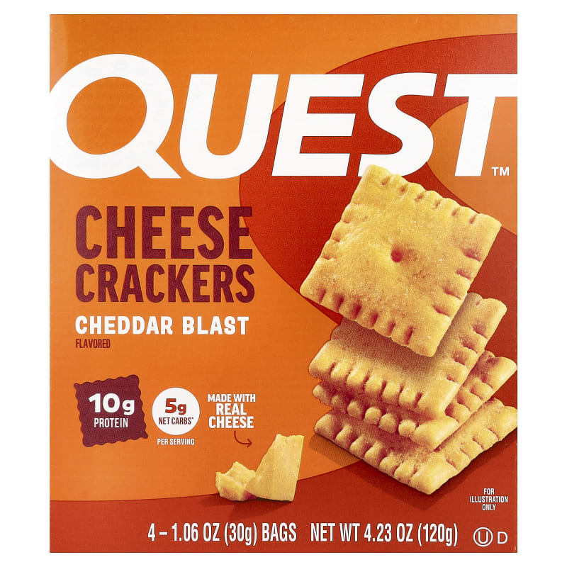 Cheese Crackers, Cheddar Blast, 1.06 oz (30 g) Each