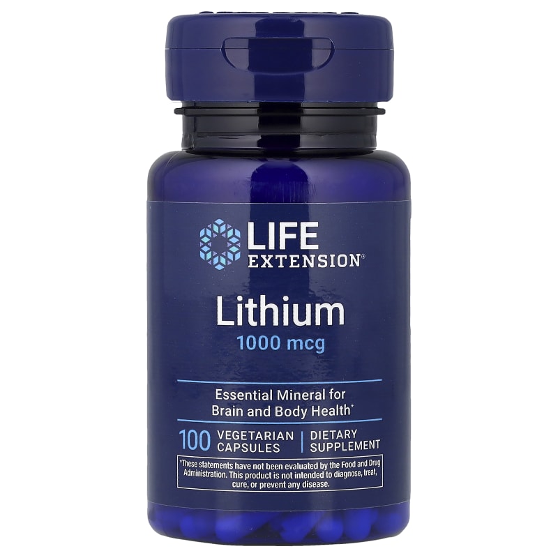 Lithium, 1,000 mcg