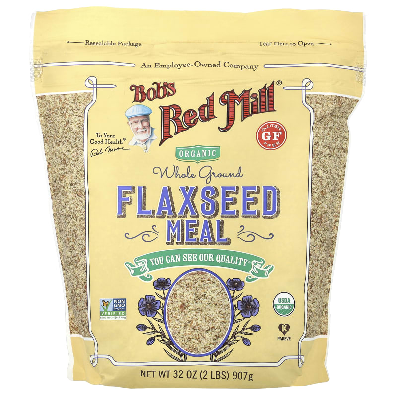 Organic Flaxseed Meal, Whole Ground