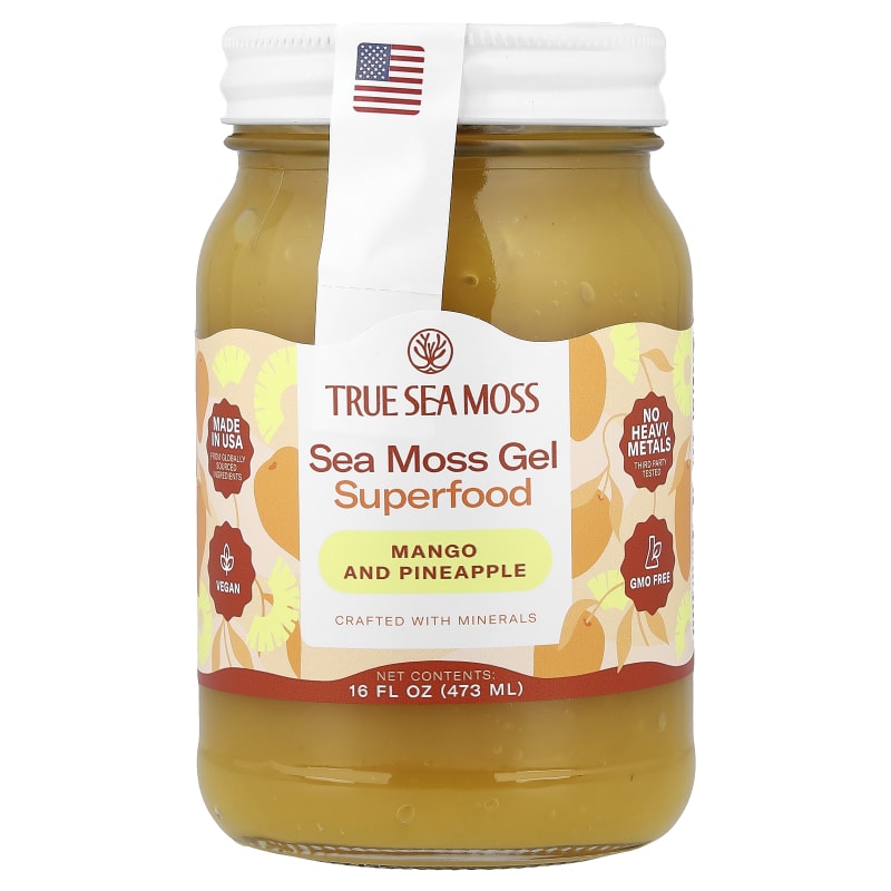 Sea Moss Gel Superfood, Mango and Pineapple