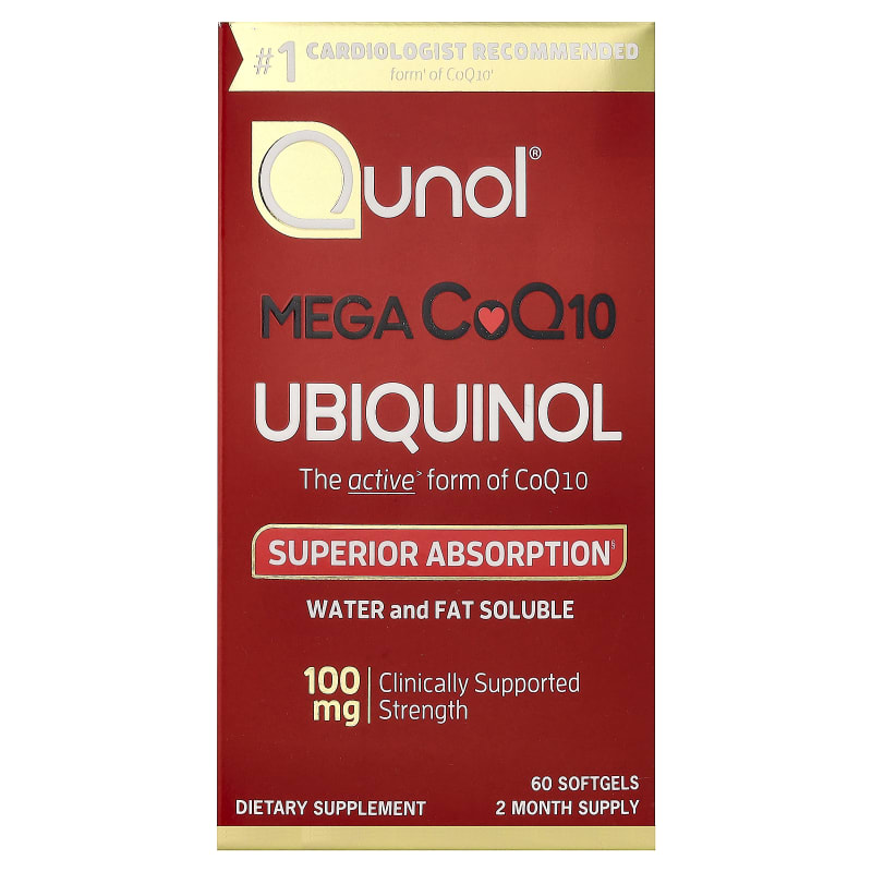 Mega CoQ10 Ubiquinol, 100 mg