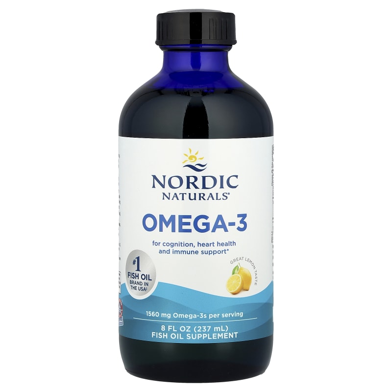 Omega-3, Lemon, 1,560 mg