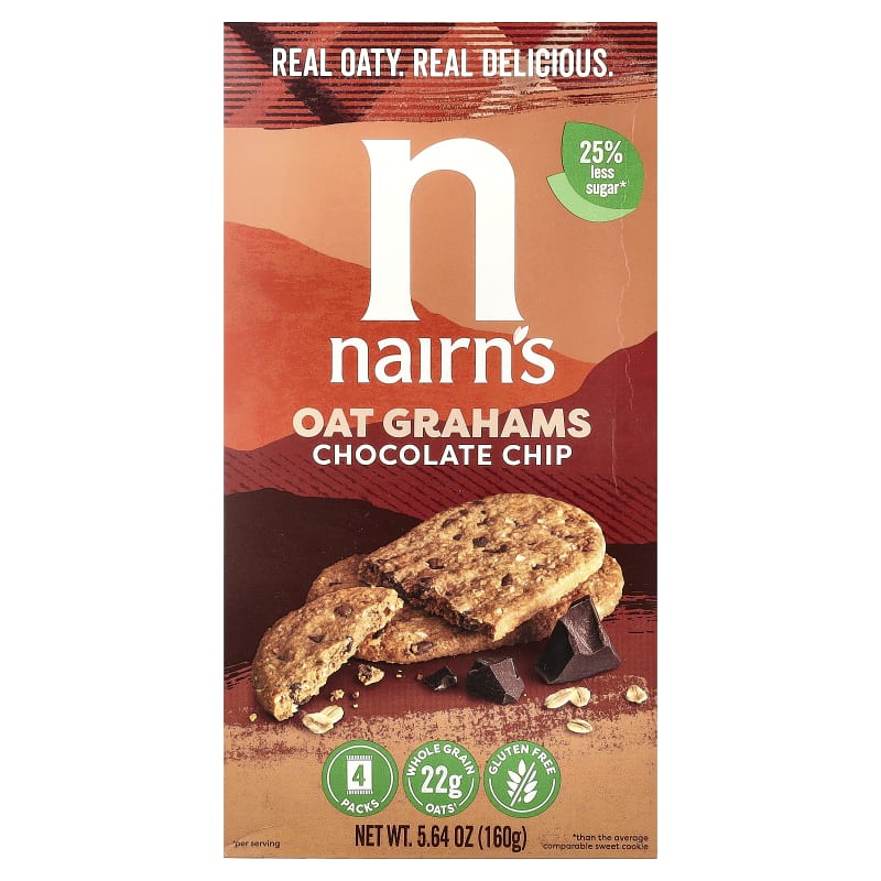 Oat Grahams, Chocolate Chip, 5.64 oz (160 g)