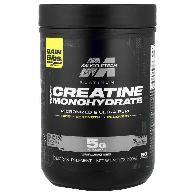 Platinum 100% Creatine Monohydrate, Unflavored