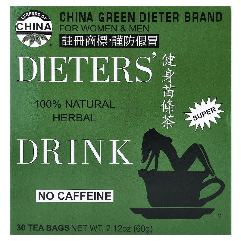 Dieters' 100% Natural Herbal Drink, No Caffeine, 2.12 oz (60 g)